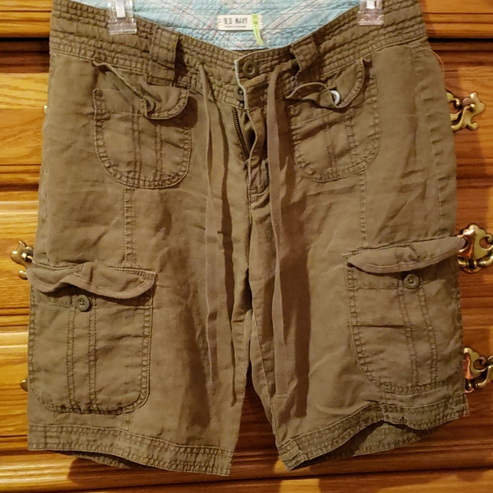 Old Navy Khaki Cargo Shorts